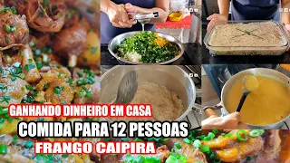 COMIDA PARA 12 PESSOAS TRABALHANDO EM CASA - RECEITAS DA ROSA