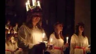 Lucia in Kristine Kyrka