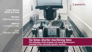 Six times faster machining with QUADWORX®M at Langer Molds and Tools in Mexico