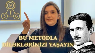 Xəyallarınız Üçün 6 Gününüzü Ayırın Və Gərçəkləşməsini İzləyin | 3-6-9 metodu  (Nikola Tesla) RITUAL