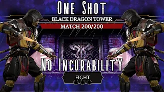 Black Dragon Tower Fatal (Reforge) 200 Battle One Shot Incurable Tactics Zerg MK Mobile!