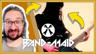 THAT BASS THOUGH! BAND-MAID - DICE #reaction