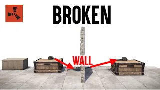 Pass loot through walls - Rust building tips and tricks