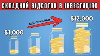 Складний відсоток в інвестиціях. РЕАЛЬНИЙ приклад як це працює