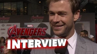 Marvel's Avengers: Age of Ultron: Chris Hemsworth "Thor" Premiere Interview | ScreenSlam