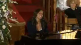 In Loving Memory of Whitney - Alicia Keys Performs "Send Me An Angel" at Whitney Houston's Funeral.