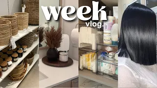 A WEEK IN MY NEW HOME: ORGANIZING MY BATHROOMS + DECOR SHOPPING + HAIR UPDATE + PLANNING JUNE