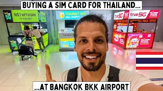 Buying a Sim Card for Thailand at Bangkok Airport