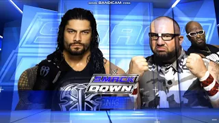 roman reigns vs bubba ray dudley smackdown match card march 24 2016