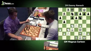 Magnus Carlsen (1 minute) vs Daniel Rensch (2 minutes) | Game 2