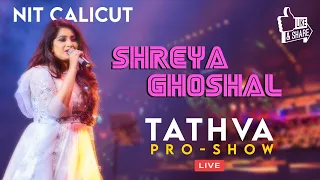 Shreya Ghoshal live concert at NIT Calicut || Tathva'22 || #nitcalicut #tathva #shreyaghoshal