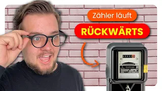 Zähler darf endlich RÜCKWÄRTS laufen 🥳 Balkonkraftwerk Solarpaket 1