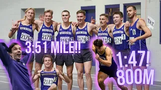 1:47 800!! + Greatest NCAA Mile Race Ever! (8 Sub 4min)