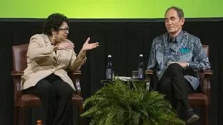 Justice Sonia Sotomayor and Justice Albie Sachs in conversation for the Guarini Institute launch