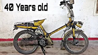 Restoration Abandoned Old Motorcycle Honda Express NC50  Two Stroke Engine 1982 | Part 02