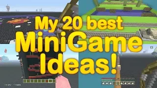 Minecraft - How to make my 20 BEST Minigames! - My 20 Favorite Minigame ideas