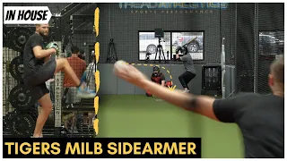 Big Lefty Sidearmer Throws Pen With Stand In Hitter | Adam Wolf