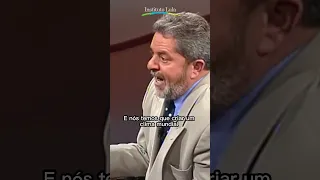 Lula fala sobre soberania l Roda Viva 1999 l #shorts