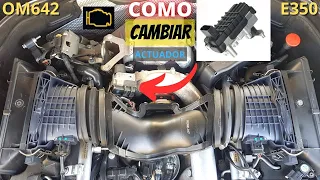 Cómo cambiar actuador del turbo (Pérdida de potencia del coche) OM642 Mercedes-Benz