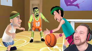 Уровень с баскетболом в игре Scary Stranger 3D Прохождение