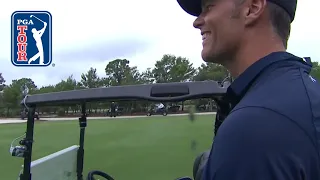 Tom Brady holes out FROM DEEP at Capital One's The Match