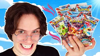 Opening a Pokemon OBSIDIAN FLAMES Booster Box!