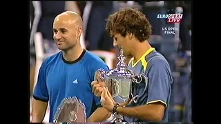 TENNIS US OPEN 2005 MEN'S SINGLES CHAMPIONSHIP FEDERER vs AGASSI PL