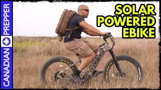 THE BEST WAY to Charge Your E-Bike With a Solar Panel / Powerfilm