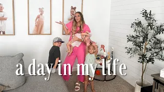 DAY IN THE LIFE as a SAHM of 3 | a peek into my day as a mom