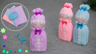 Very simple!😍Scented dolls made from soap and napkins/towels🧼Quick gifts DIY🌿