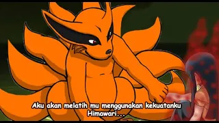 Kurama melatih Himawari menggunakan Kekuatannya untuk melawan Shinju Jura - Boruto Vortex Chapter 10