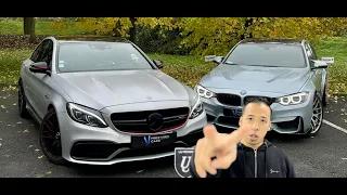 COMPARATIF C63S vs M3 F80 !! 🥵😰 Quelle est la berline la plus folle ? 😲