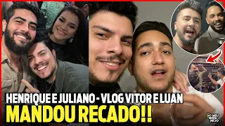 TOMEI UMA com HENRIQUE E JULIANO no DVD de VITOR E LUAN - VLOG