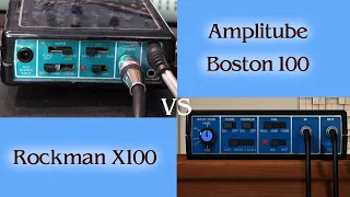 Rockman X100 - The Real Thing vs Amplitube Satriani Collection