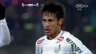 Neymar vs Universidad Chile 1st leg Recopa Sudamericana (23/08/2012)