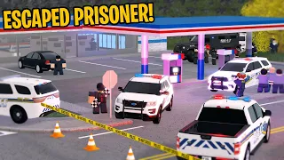 Prisoner ESCAPES CELL in Police Station...! | Liberty County Roleplay (Roblox)