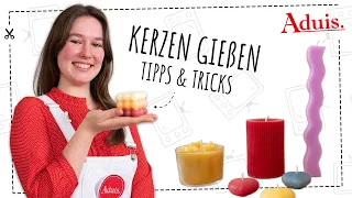 DIY Kerzen 🕯 - Kerzen gießen + färben | Tripp's & Trick's