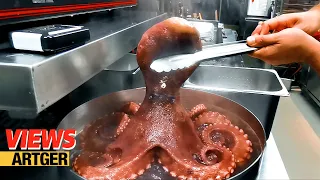 Cooking GIANT OCTOPUS! Real Shanghai Delicacy! | Views