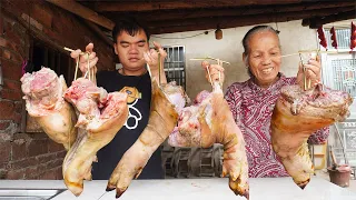 愛吃豬蹄要收藏,阿婆教你一個豬腳的家常菜做法｜Grandma teaches you a home-cooked recipe of pig's feet｜Chinese 广西 美食 ｜玉林阿婆