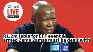 'We are not in coalition with the ANC' & Malema on his R1.2m seat at table for fundraising