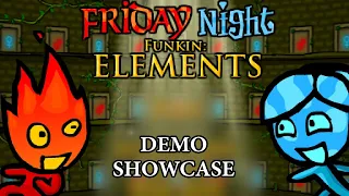 FNF: Elements (Fireboy & Watergirl One Shot) Mod Showcase