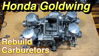 Honda Goldwing | Rebuild Carburetors 🛵