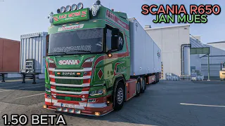 ETS2 1.50 beta | Scania R650 Jan Mues | from St. Petersburg to Pskov | Russia