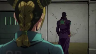 Jolyne Cujoh meets her father, Jotaro, for the first time