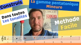 Construire la gamme pentatonique mineure