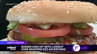 Burger King faces advertising lawsuit over Whopper burger size