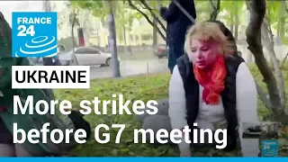 More missiles strike Ukraine before G7 meeting, alarms keep up fear • FRANCE 24 English