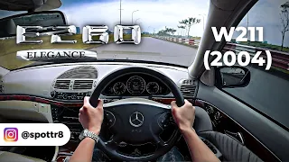 MERCY TUA PALING NYAMAN! 2004 Mercedes Benz W211 E260 - POV Driving INDONESIA by spottr8