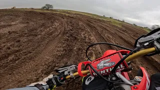 CRF450R 2023 on a RUTTY Track!!