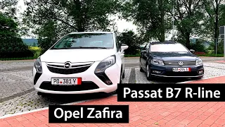 Упакованный VW Passat B7 R-line и семейный Opel Zafira Tourer из Германии